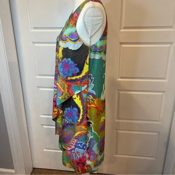 Lauren Ralph Lauren Crepe Shift Dress Floral Size 4 - Picture 3 of 12